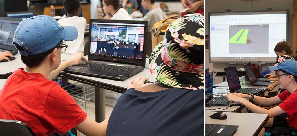 Unlimited Imagination In Tech Camp Esf Summer Camps Princeton - the next level roblox